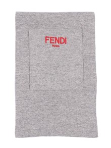 Fendi Jr SCIARPA DOUBLE FF REVERSIBILE