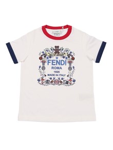 Fendi Jr T-SHIRT JERSEY TINTO