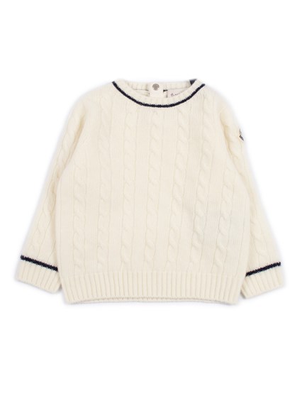 Moncler Baby WHITE CREWNECK