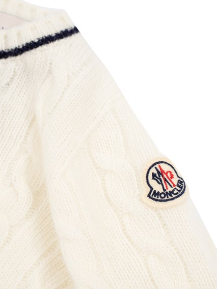 Moncler Baby WHITE CREWNECK