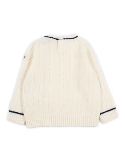 Moncler Baby WHITE CREWNECK
