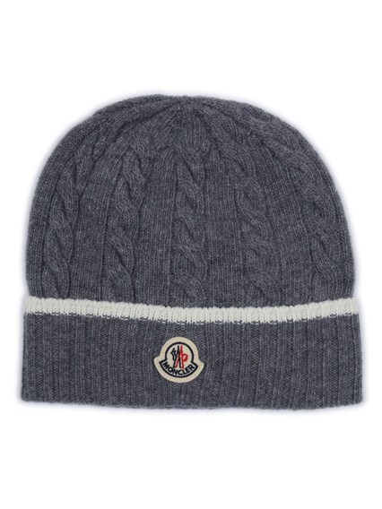 Moncler Enfant MEDIUM GREY HAT