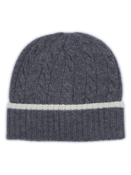 Moncler Enfant MEDIUM GREY HAT