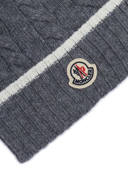 Moncler Enfant MEDIUM GREY HAT