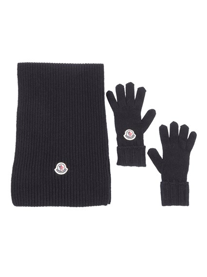 Moncler Enfant BLACK CLOTHING ENSEMBLE