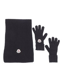Moncler Enfant BLACK CLOTHING ENSEMBLE