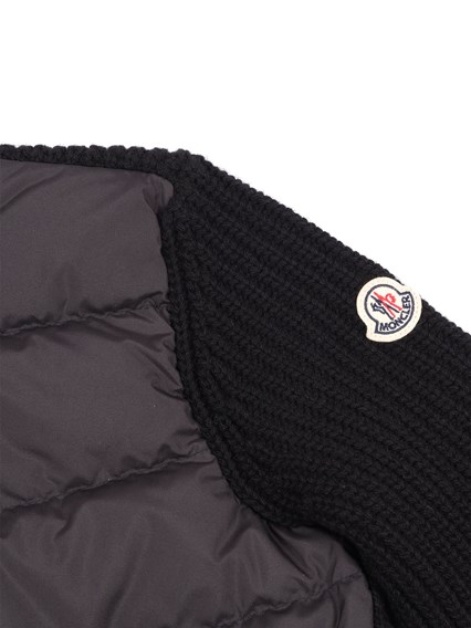 Moncler Enfant BLACK CARDIGAN