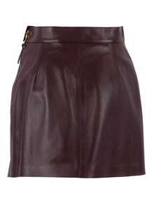 ELISABETTA FRANCHI WOMEN'S LEATHER SKIRT
