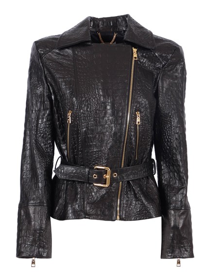 ELISABETTA FRANCHI WOMEN'S LEATHER JACKET