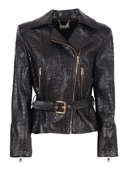 ELISABETTA FRANCHI WOMEN'S LEATHER JACKET