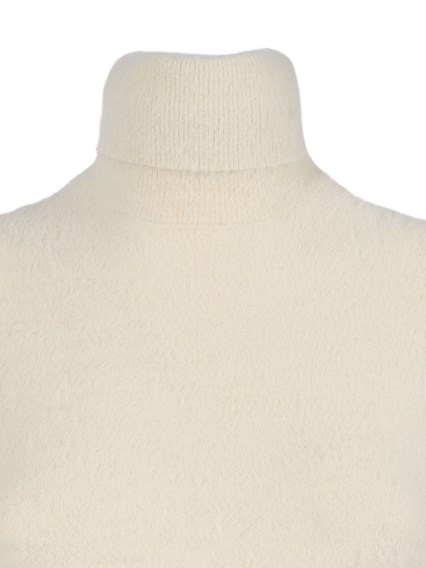 ELISABETTA FRANCHI WOMAN'S KNITTED DRESS WITH BELT