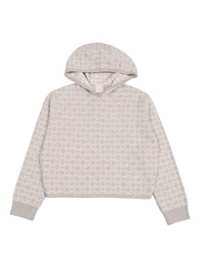 Givenchy Kids PULL CON CAPPUCCIO