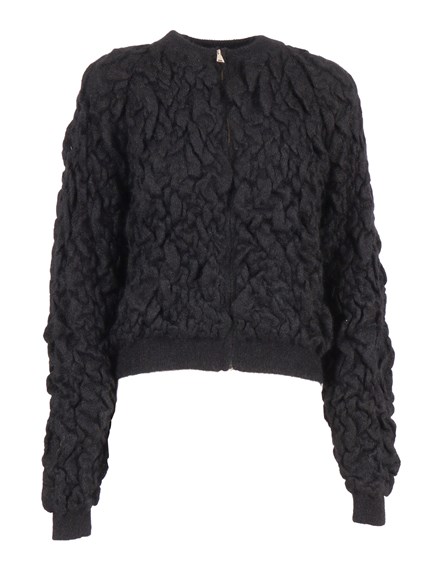 FABIANA FILIPPI MOHAIR BUBBLE STITCH BOMBER