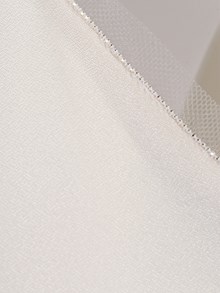 FABIANA FILIPPI ENVER SATIN FRONT BACK TOP WITH FILO DIAMANTE DETAIL