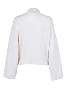 FABIANA FILIPPI MERINO WOOL CROPPED TURTLE NECK SWEATER