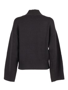 FABIANA FILIPPI MERINO WOOL CROPPED TURTLE NECK SWEATER