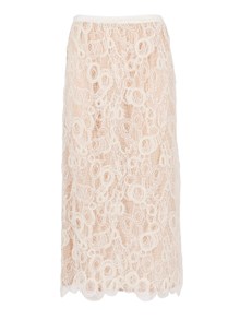 FABIANA FILIPPI MACRAME' LACE PENCIL SKIRT