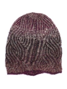 Kangra Cashmere CAPPELLO PUNZONATO EFFETTO SFUMATO