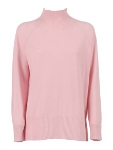 Kangra Cashmere CRATER NECK SWEATER WITH RAGLAN SLEEVES AND VENTS