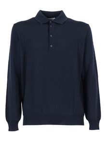 Kangra Cashmere POLO CON BOTTONI RASATA CALATA