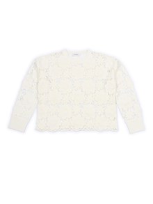 Kangra Cashmere CORNELY ALL OVER CREW NECK SWEATER