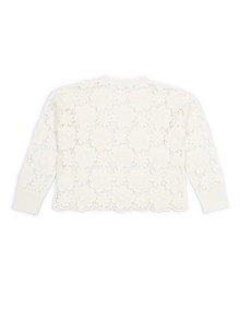 Kangra Cashmere CORNELY ALL OVER CREW NECK SWEATER
