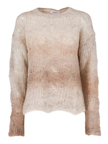 Kangra Cashmere CREW NECK SWEATER WITH SHADES EFFECT