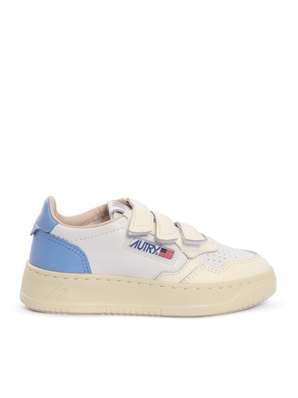 AUTRY KIDSTRIPES LOW KID LEAT/FOUR WHT/DRBLUE