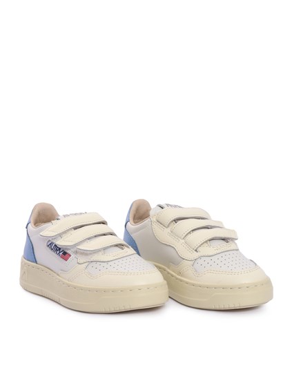 AUTRY KIDSTRIPES LOW KID LEAT/FOUR WHT/DRBLUE