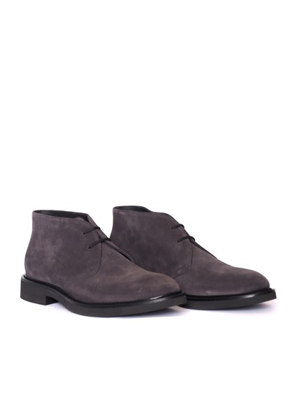 DOUCAL'S CHUKKA (GM) VISONE ANTRACITE+F.DO NERO
