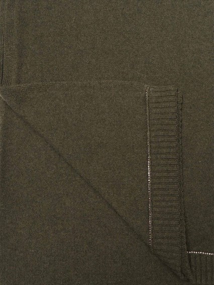 Kangra Cashmere SCARF WITH RHINESTONE TRIMMINGS