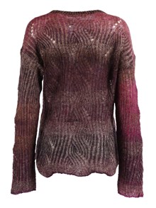 Kangra Cashmere CREW NECK SWEATER WITH SHADES EFFECT
