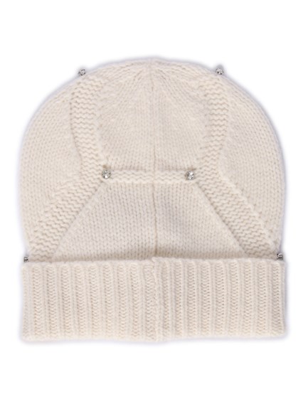 Kangra Cashmere HAT WITH CABOUCON EMBROIDERY