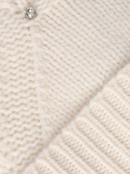 Kangra Cashmere HAT WITH CABOUCON EMBROIDERY