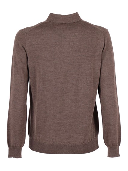 Kangra Cashmere POLO CON BOTTONI RASATA CALATA