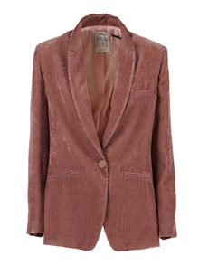 FORTE FORTE striped velvet essential jacket