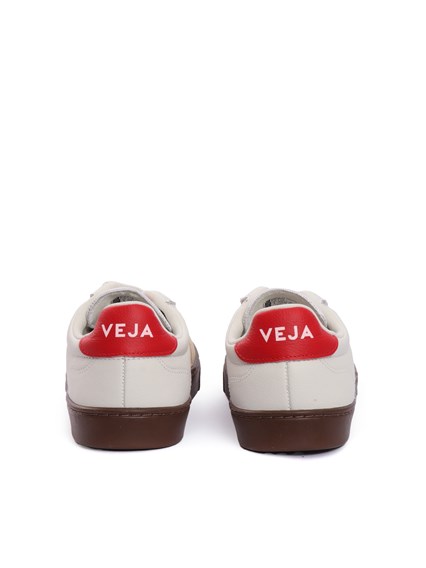Veja SMALL VOLLEY O.T. WHITE_PEKIN_BARK SNEAKERS