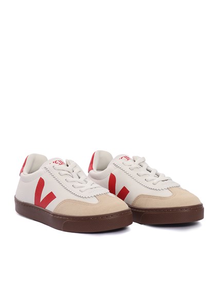 Veja SMALL VOLLEY O.T. WHITE_PEKIN_BARK SNEAKERS