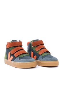 Veja SMALL V-10 MID SUEDE NAUT_FURY_NAT