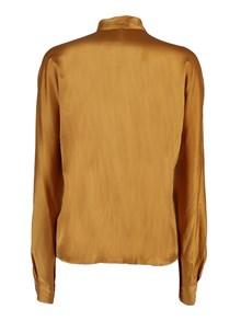 FORTE FORTE stretch silk satin kimono shirt