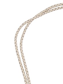 FORTE FORTE cintura laccio con cristalli e nappe