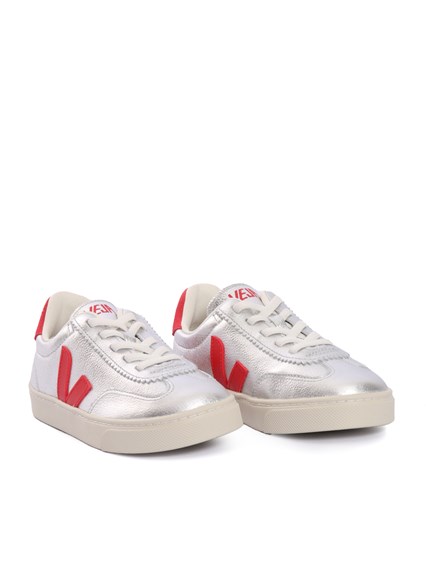 Veja SMALL VOLLEY O.T. SILVER_PEKIN SNEAKERS