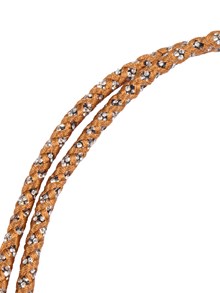 FORTE FORTE cintura laccio con cristalli e nappe