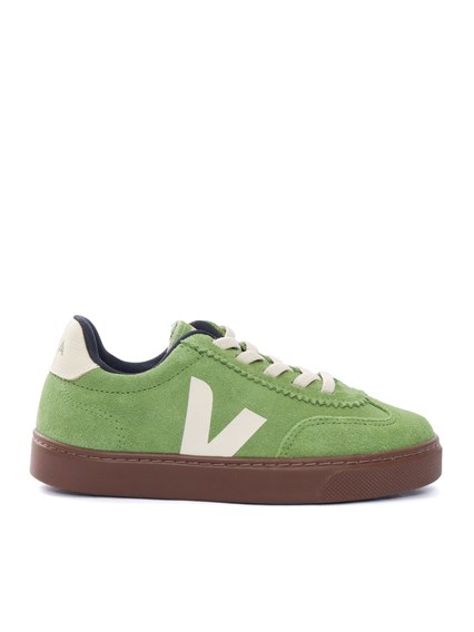Veja SMALL VOLLEY SUEDE KIWI_PIER_BARK SNEAKERS