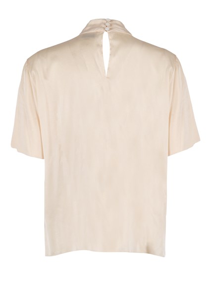 FORTE FORTE stretch silk satin top