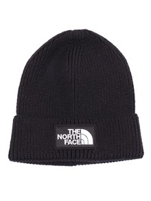 THE NORTH FACE KIDS TNF LOGO BOX CUFFED BEANIE TNF BLACK