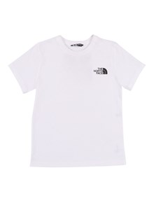 THE NORTH FACE KIDS TEEN BOX NSE REGULAR SS TEE TNF WHITE