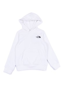 THE NORTH FACE KIDS TEEN BOX NSE REGULAR HOODIE TNF WHITE/TNF BLACK