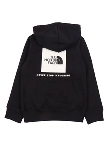 THE NORTH FACE KIDS TEEN BOX NSE REGULAR HOODIE TNF BLACK