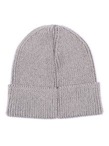 THE NORTH FACE KIDS TNF LOGO BOX CUFFED BEANIE TNF MEDIUM GREY HEATHER